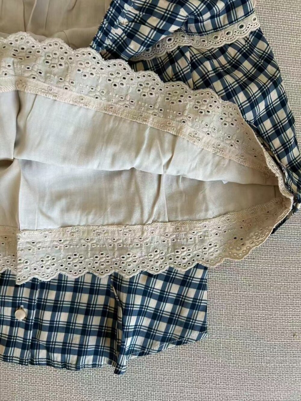Reformation Valetta Two Piece Sz4 Beacon Check French Matching Set - Picture 9 of 12